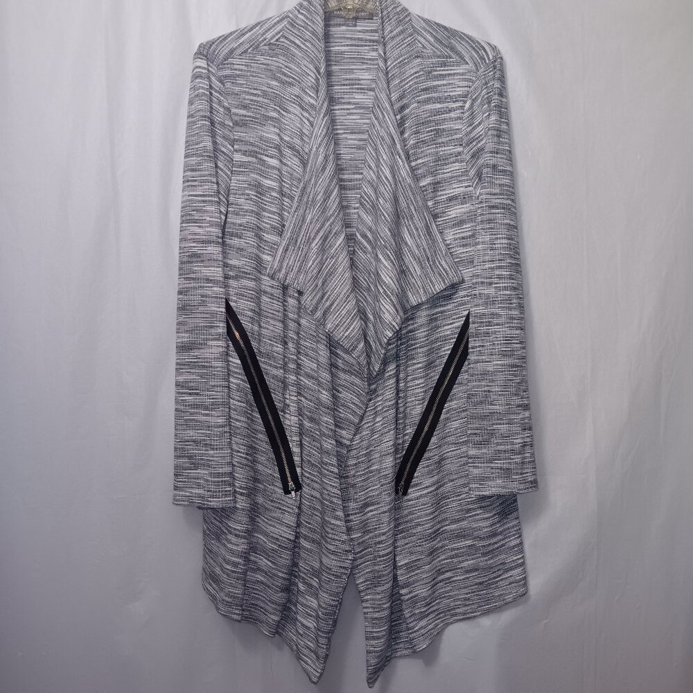 KATE & MALLORY OPEN FRONT LIGHTWEIGHT CARDIGAN